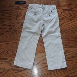 Boys khaki polo pants NWT